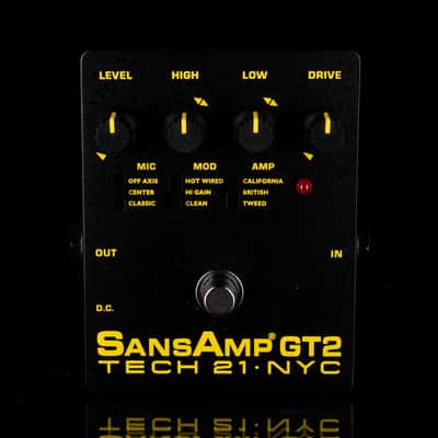 Used Tech 21 SansAmp GT2 Tube Amp Emulator Pedal With Box image 2