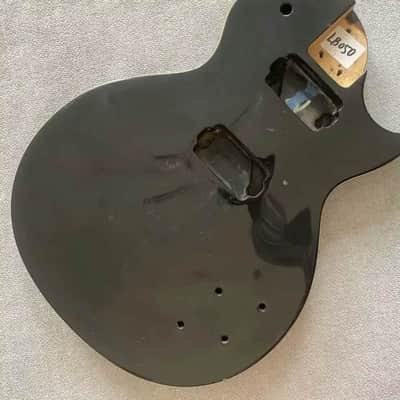 Black Single Cut Guitar Basswood Body DIY Project image 7