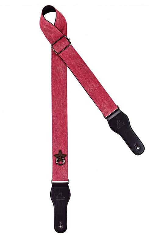 ORTEGA Highland Series Guitar Cotton Strap - Faded Pink image 1