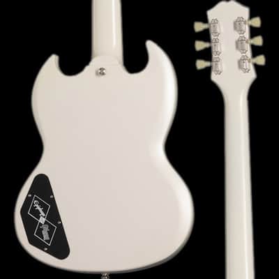 Epiphone 1961 Les Paul SG Standard Aged Classic White With Case image 7