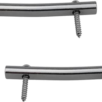 2PCS Guitar String Retainer Bar String Tension Bars Headstock String Trees Guitar String Retainer Bar for Floyd Rose Guitar, Silver image 3