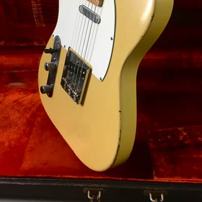 LEFTY! Vintage 1968 Fender Telecaster Guitar Maple Cap Neck Blonde Nitro Light Swamp Ash Solid Body 7 lb HSC Rare image 8
