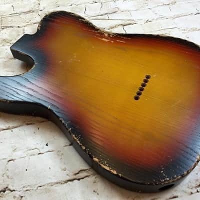 Custom Shop Guitar Relic Aged Nitro Sunburst Body - to fit Telecaster MADE TO ORDER image 10