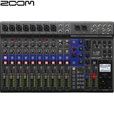 Zoom LiveTrak L-12 12-Channel Digital Mixer and Recorder Refurbished image 1