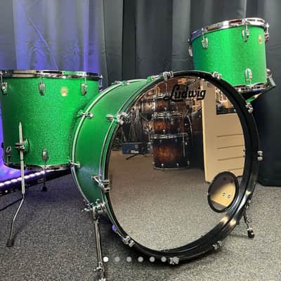 Ludwig Classic Maple classic maple - Green sparkle image 2