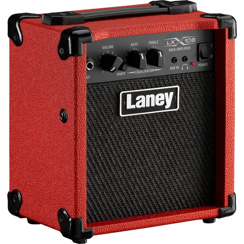 Laney LX10B Bass Combo Amplifier (10 Watts,  1x5"), Red image 1