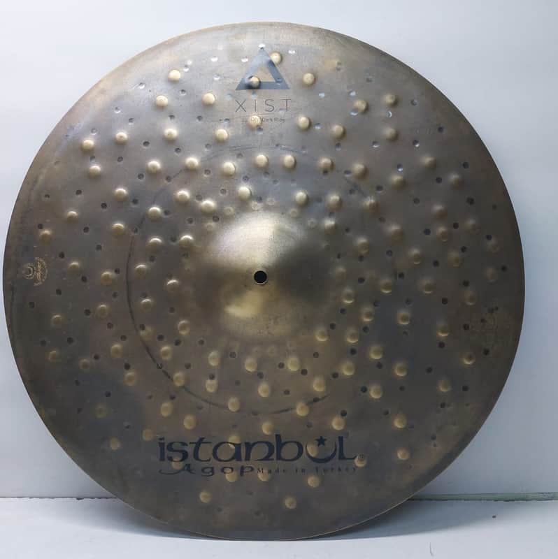 22" Istanbul Agop Xist Dry Dark Ride – Modern Dark Jazz / Studio Sound image 1