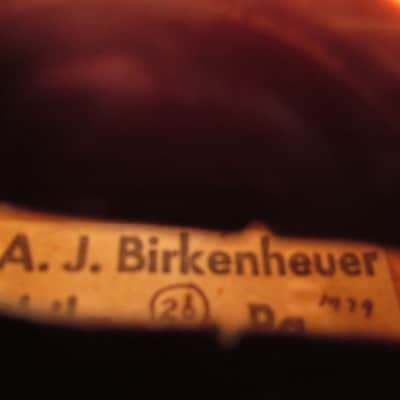 Birkenheuer 4/4 size violin 1979 image 4