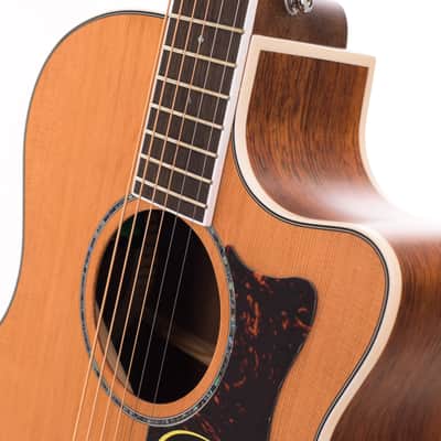 Cort GA5F-BW NS Grand Regal Series Solid Red Cedar/Australian Blackwood Grand Auditorium Cutaway with Electronics 2026Natural Satin 2062gr image 6