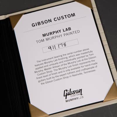 2021 - Gibson Custom Shop Made 2 Measure Murphy Lab '59 Les Paul Standard Murphy Painted Ultra Heavy Aged Honey Lemon Fade image 19