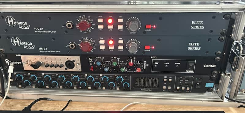 Heritage Audio HA-73 Elite Series Single-Channel Mic Preamp 2017 - 2019 - Blue image 1