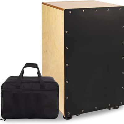 Cajon BOX Drum-Wooden Percussion Box musical instrument bass drum box acoustic box drum beat box with Internal Adjustable Guitar Strings cajon drum set package image 1