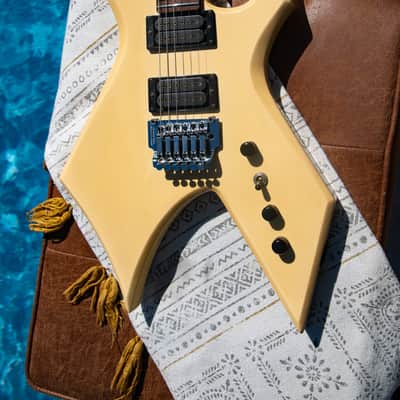 1985 B.C. Rich Warlock  - Aged White - Made in Japan - Pro Set Up w Perfect Frets/Action/Intonation! Shred Master Supreme image 16