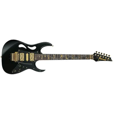Ibanez PIA3761 Steve Vai Signature Electric Guitar - Onyx Black image 6