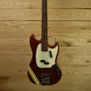 Fender Mustang Bass 1971 - Candy Apple Red w/ Competition Stripe