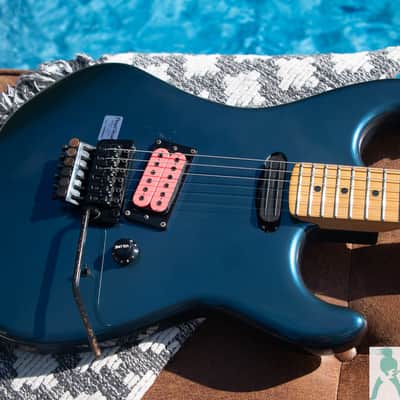 1980's Kramer JK 1000 Made by ESP! - Dimarzio Pickups - Original Floyd Rose Tremolo - Blue Metallic - Made in Japan - Pro Set Up! (Perfect frets/Action/Intonation) - Super Strat Shred Master Supreme! image 11