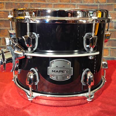 Mapex Saturn Evolution Maple 10x8" Tom Black w/ Evans Top Head image 1