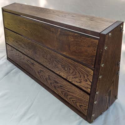 7U / 126hp Eurorack case EVA • Rails + M3 nuts / Dark oak / Unpowered image 9