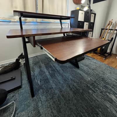 On-Stage WS7500 Workstation Desk - Rosewood image 2