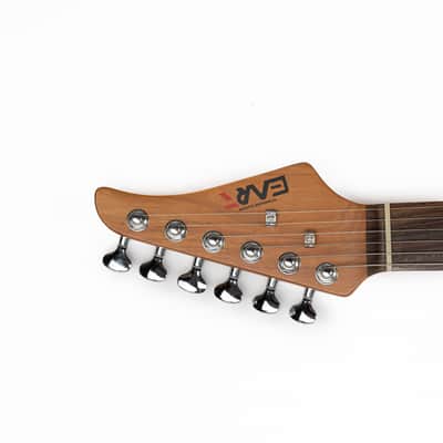 EART YMX-SG3,Roasted Book-match Mahogany Solid Body,22 Stainless Steel Frets,6-Point Synchronized Tremolo image 7