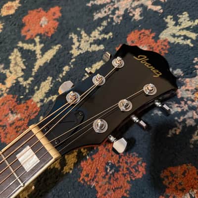 Ibanez SGE220VS Stage Series Dreadnought Acoustic/Electric Guitar 2010s - Vintage Sunburst image 6