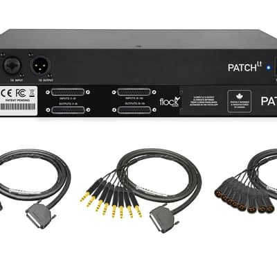 Flock Audio PATCH LT Patchbay | 4 Custom 15ft. Standard Mogami DB25 Cables image 1