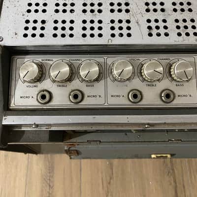 Meazzi 666 Amplifier & Tape Echo Unit - Vintage - For Parts/Repair - Not Working image 5