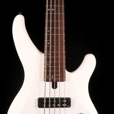Yamaha TRBX505-TWH 5 String Bass Guitar - Translucent White image 4
