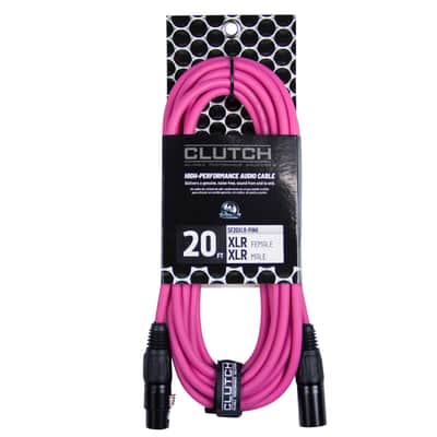Pro Audio DJ Microphone Boom Stands w Pink XLR Cables, Clips & Bags 4 Pack image 16