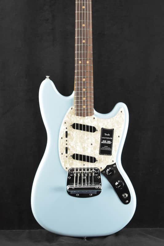 Fender Vintera III Mid '60s Mustang Sonic Blue Rosewood Fingerboard image 1