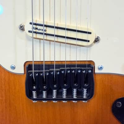 Uknown S-Style Partscaster Electric Guitar w/ DiMarzio Pickups & Hard Case image 3