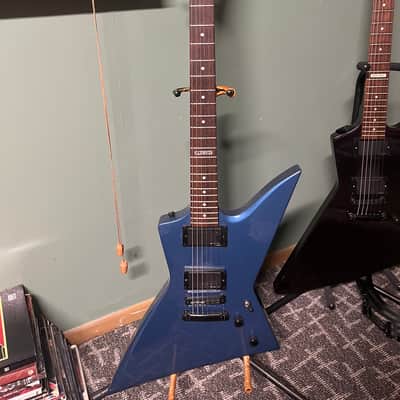 ESP LTD EX-351 2001 - 2002 Gunmetal Blue image 2