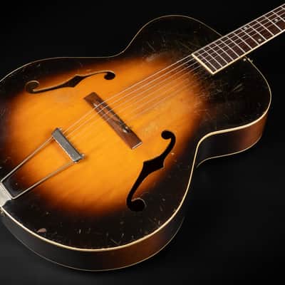 1936 Kalamazoo KG-31 - Sunburst | USA Gibson Vintage Pre War Archtop Jazz Acoustic Guitar K&K Pure Mini Pickup 1.86kg | Case image 7