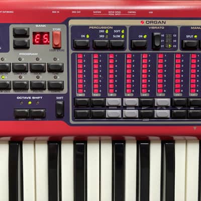 Nord Electro 2 SW73 Semi-Weighted 73-Key Digital Piano - Red includes gig bag and damper/rotary switch pedal image 2