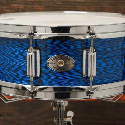 Rogers 5x14" Dyna-Sonic (Reissue) Wood Snare Drum - Blue Onyx image 2