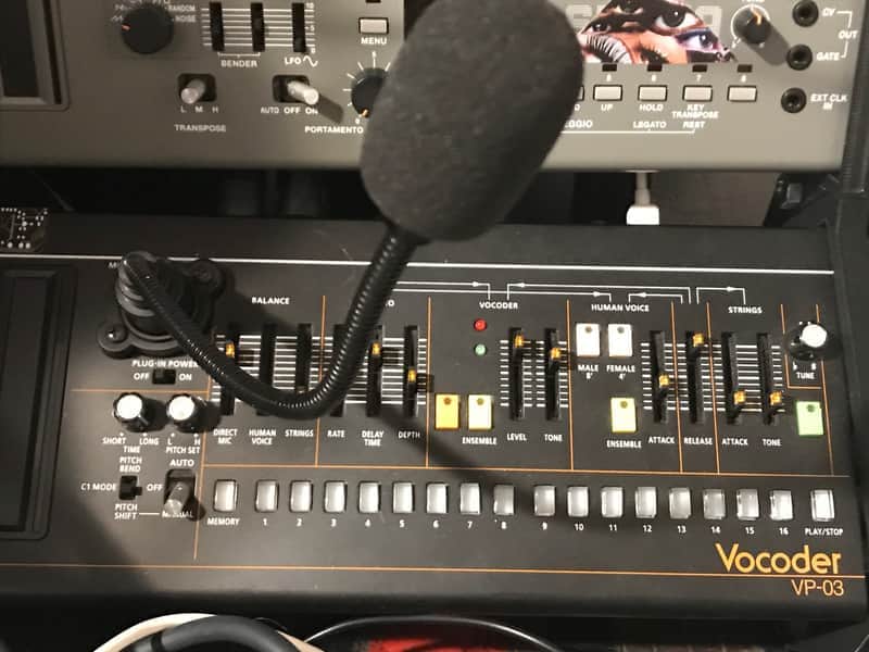 Roland VP-03 Boutique Series Vocoder Plus Synthesizer Module 2016 - Present - Black image 1