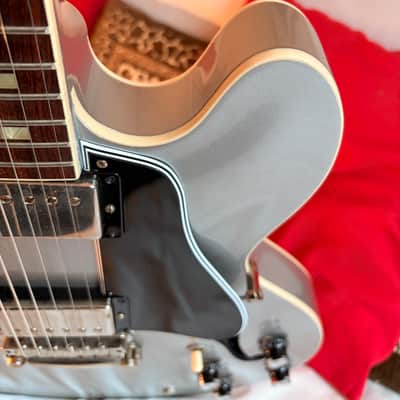 Gibson ES-335 Custom Shop Reissue 1964- Silver Mist VOS image 13