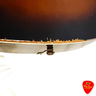 1960s Kay K1160 Parlor Guitar Tobacco Sunburst Musical Note Acoustic – “Danny” image 15