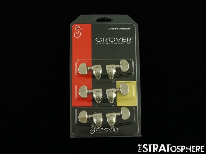 NOS Grover Roto Rotomatic TUNERS, Tuning Pegs, 3x3 image 1
