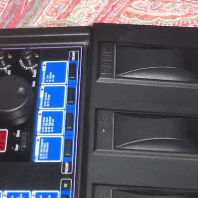 lightly used DOD FX7Guitar FX Processor / Preamp + NON original 9VAC adaptor (unit from December 1995) black, hard plastic casing, metal bottom plate (NO box, NO paperwork) image 8