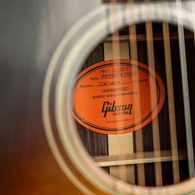 Gibson 1942 Banner Southern Jumbo - Vintage Sunburst image 8