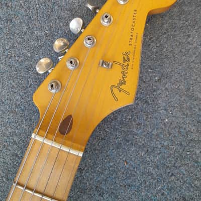Fender Vintera Road Worn Stratocaster 2021 - Sonic Blue with Humbucker image 11