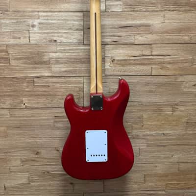 Fender Deluxe Players Stratocaster Guitar 2007-MIM- Crimson Red Transparent- w/MLA Mason Dixon Pickups + Tweed Hard Case image 10