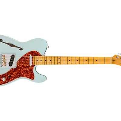 FENDER - American Professional II Telecaster Thinline  Maple Fingerboard  Transparent Daphne Blue - 0171022726 image 1