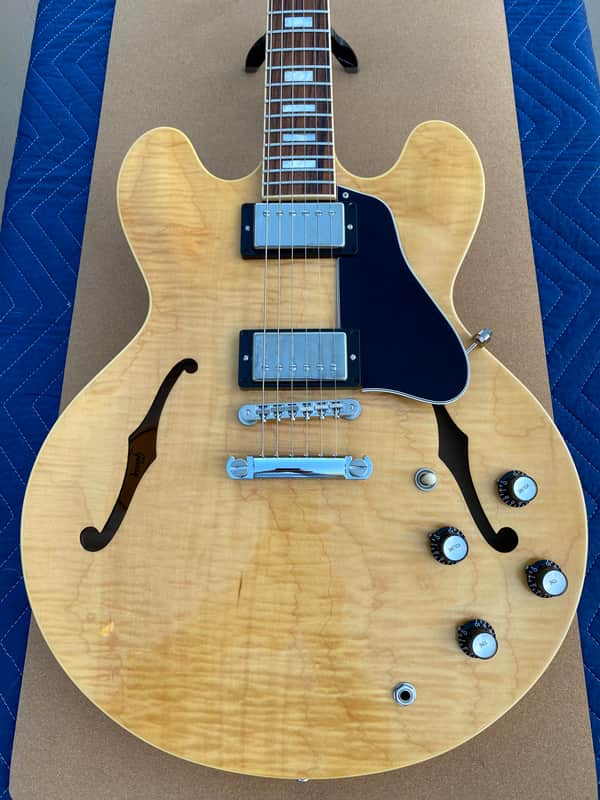 Gibson ES-335 Block 2021- Antique Natural image 1