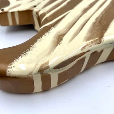 Warmtone Custom Guitars Strat Style “Cappuccino Swirl” Guitar Body-Nitro Relic image 15