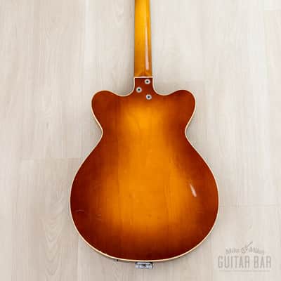 1960s Kay Jazz II Old Kraftsman-Branded Vintage Hollowbody Electric Guitar w/ Kleenex Box, Case image 3