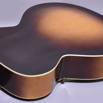 c.1960's Airline N-2 Acoustic Archtop Sunburst image 11