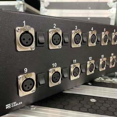CBI Cables 16 Ear Splitter Snake Box Rack w/ 5ft/30ft Transformers and Lifts 2021 - Black image 1