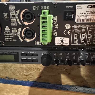 QSC CMX300VA 2-Channel Commercial Power Amplifier 2010s - Black image 5